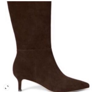 Ralph Lauren McKay Suede Tall Knee High Boots Kitten Heel US 10 NWOT